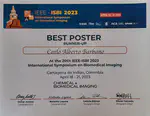 Best poster award at IEEE ISBI 2023